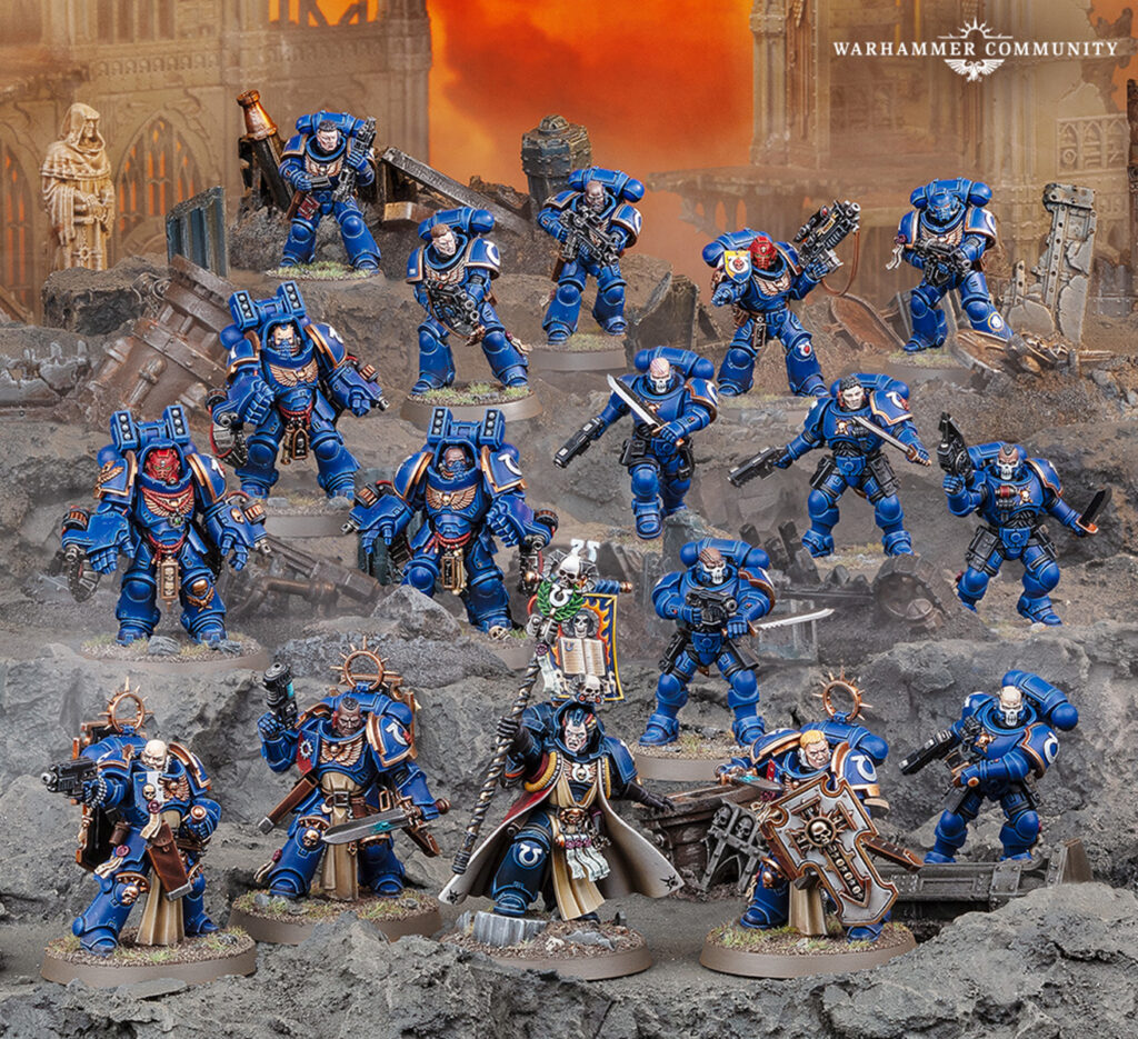 New Ultramarine Combat Patrol for Space Marines (2025). Unit list and estimated release date.