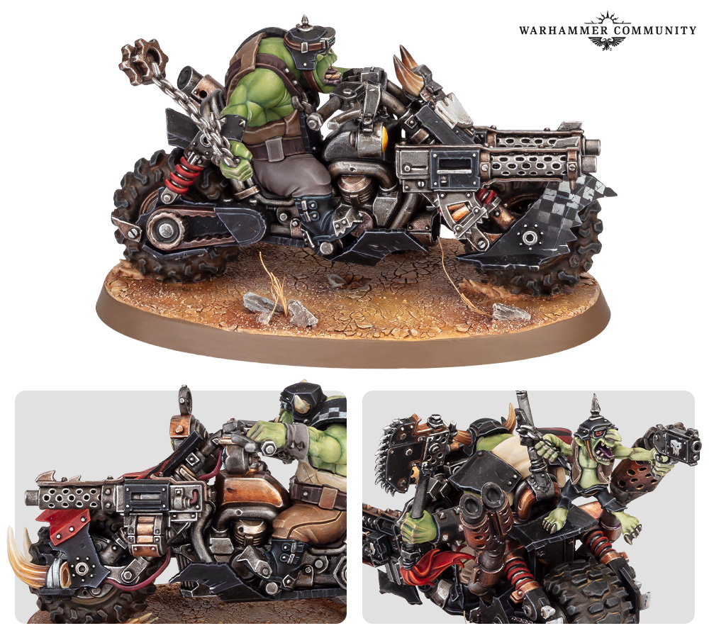 Detalles de la Motoz Orka (Warhammer 40K 11ª ed.)